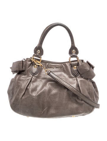 Leather Top Handle Bag