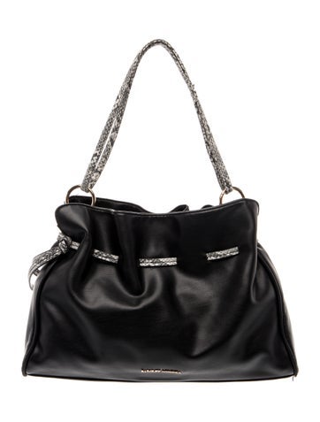 Badgley Mischka Leather Evening Bag