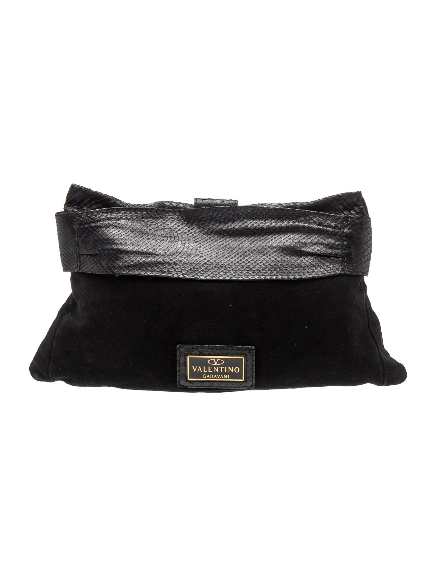 Valentino Suede Clutch