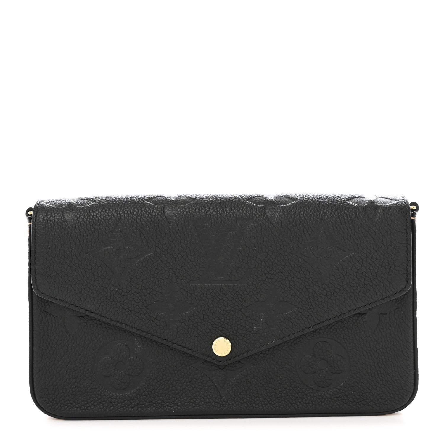 Louis Vuitton Empreinte Monogram Giant Wild At Heart Felicie Pochette Black