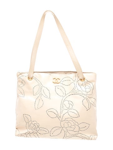Perforated Camellia Tote