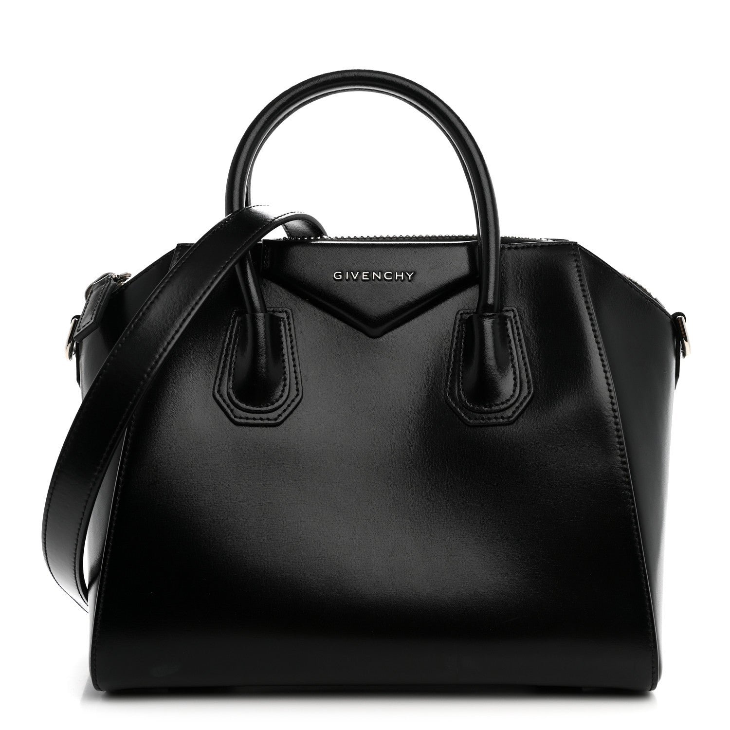 Givenchy Givenchy Shiny Lord Calfskin Small Antigona Black