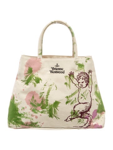 Vivienne Westwood Canvas Top Handle Bag