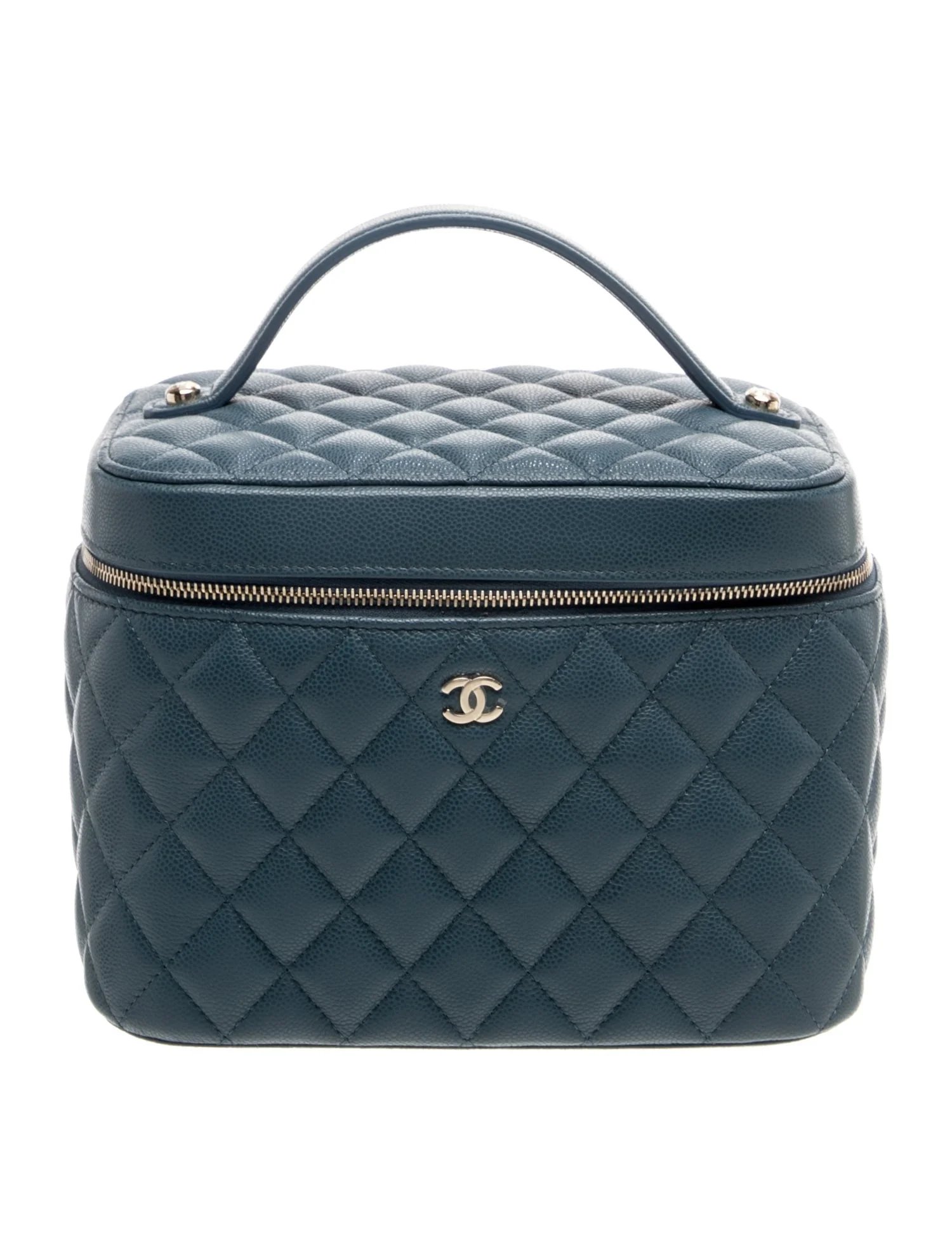 Large Quilted Vanity Case w/Tags