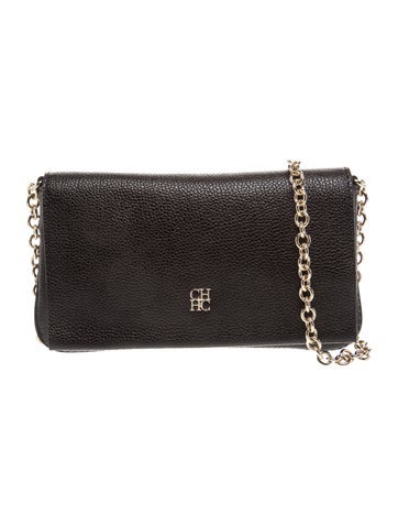 Carolina Herrera Leather Clutch