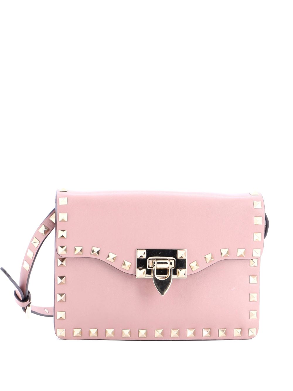 Rockstud Flip Lock Flap Bag Leather Small shoulder bag