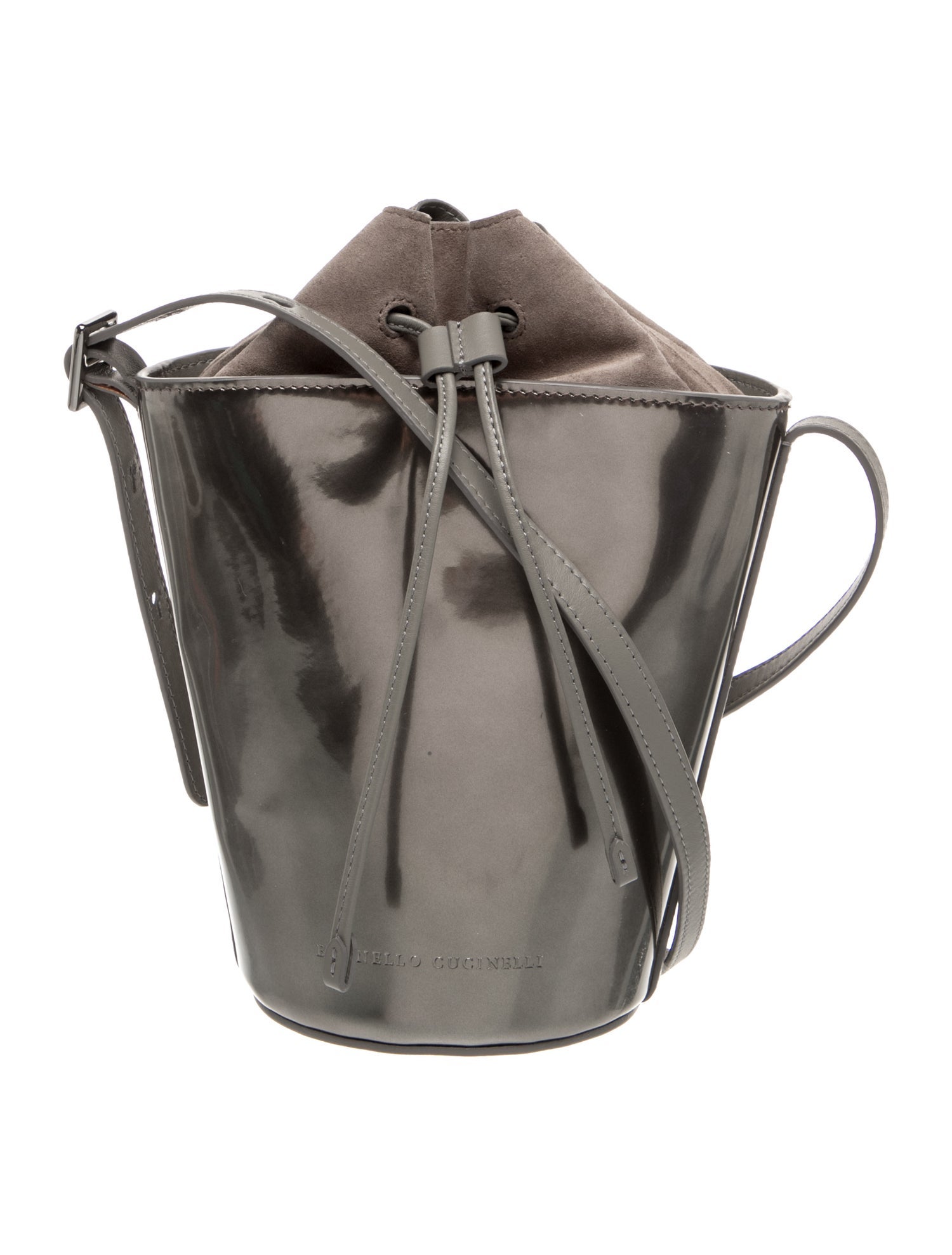 Patent Leather Bucket Bag w/ Tags