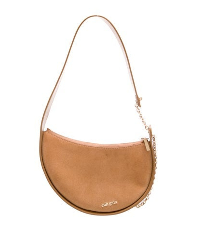 Cult Gaia Gaia Suede Shoulder Bag