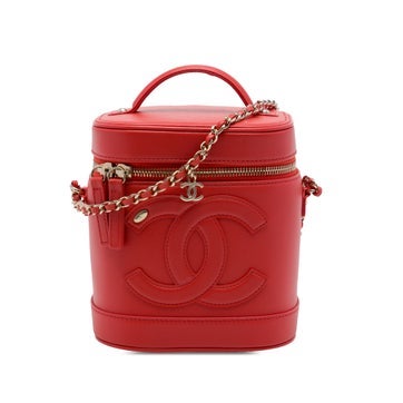 CC Lambskin Vanity Case