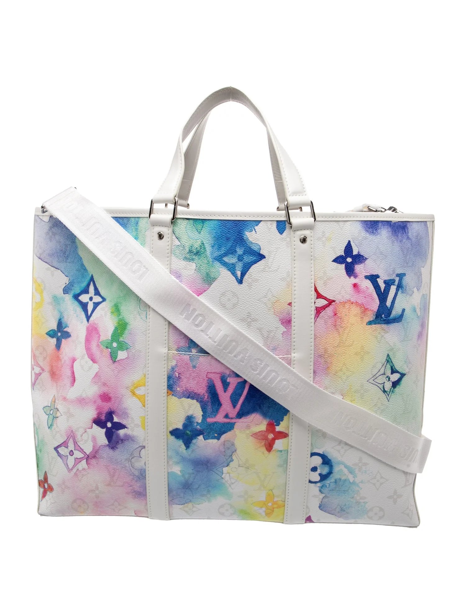 LV Monogram Watercolor New Tote GM