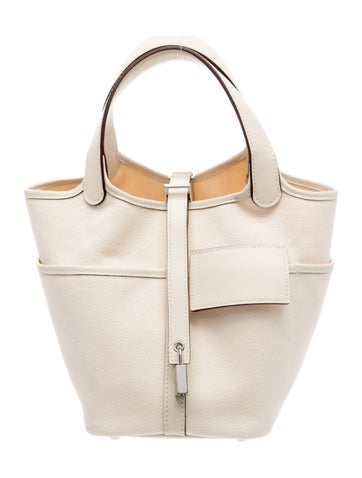 Hermes Toile Goeland Cargo Picotin Lock 18