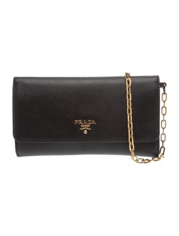 Saffiano Metal Leather Crossbody Bag Large