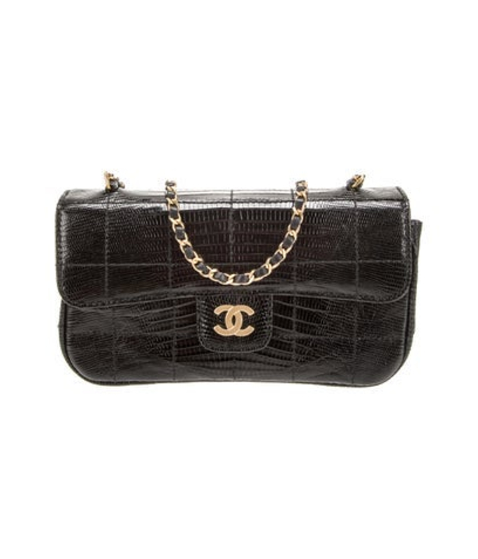 Chanel Mini Lizard Flap Bag