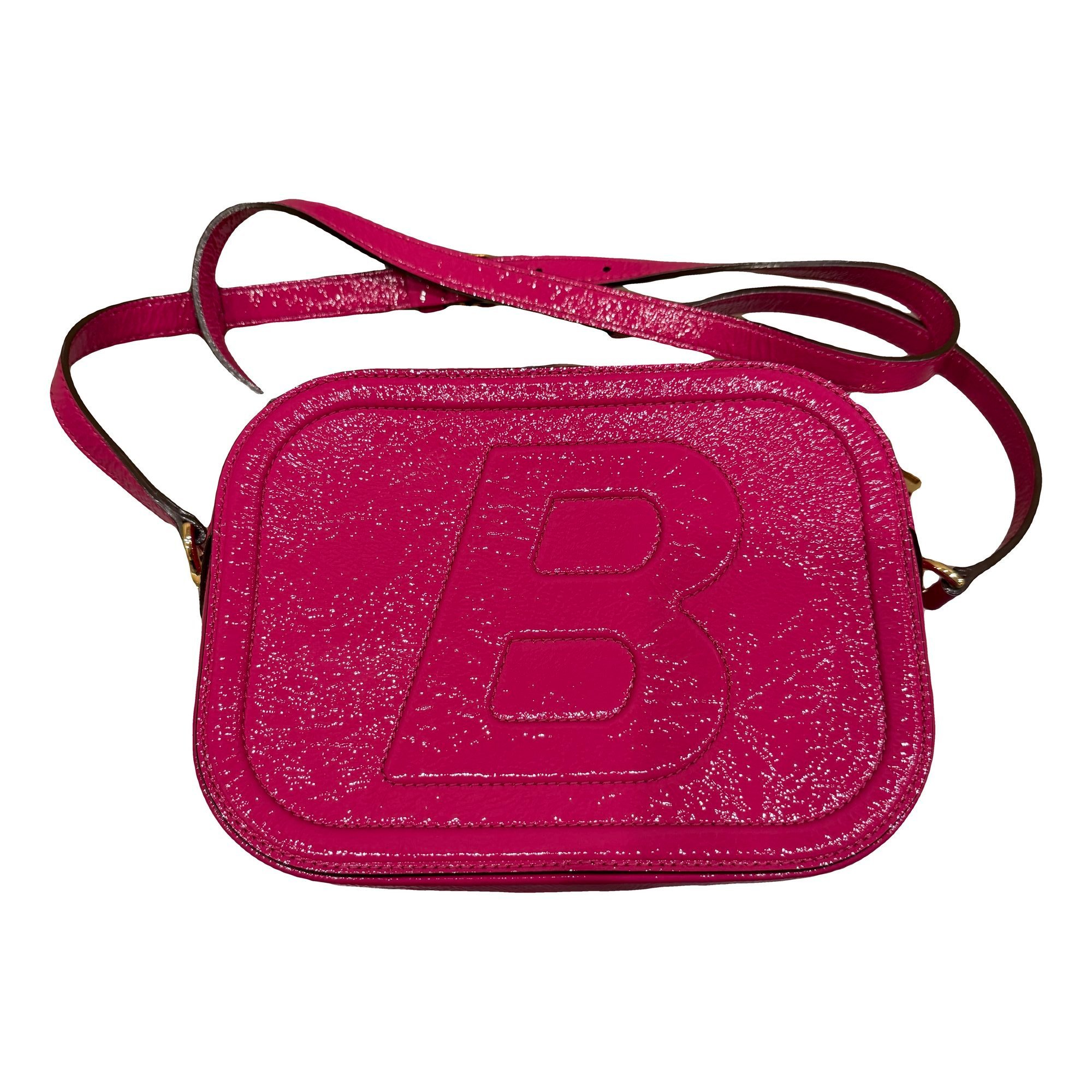 Patent leather handbag
