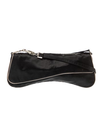 Enameled Metal Triangle Clutch