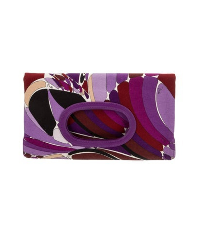 Emilio Pucci Pucci Canvas Clutch