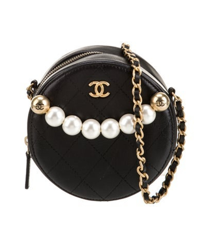 Chanel Round Chic Pearls Crossbody Bag