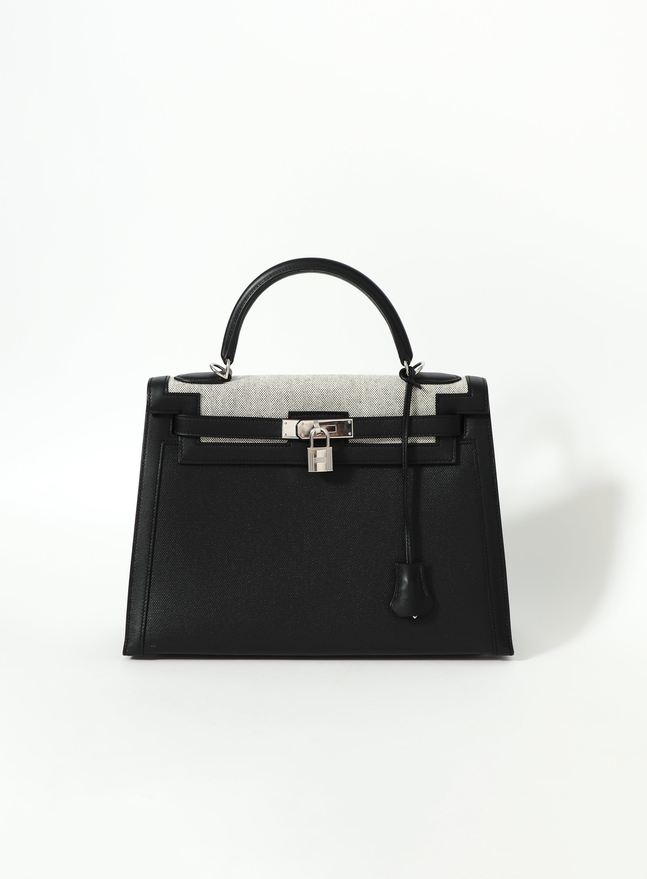 Hermes Limited Edition Swift & Toile Kelly Sellier 32