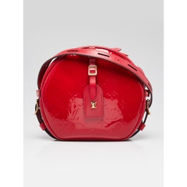 Louis Vuitton Louis Vuitton Cerise Monogram Vernis Boite Chapeau Souple MM Bag