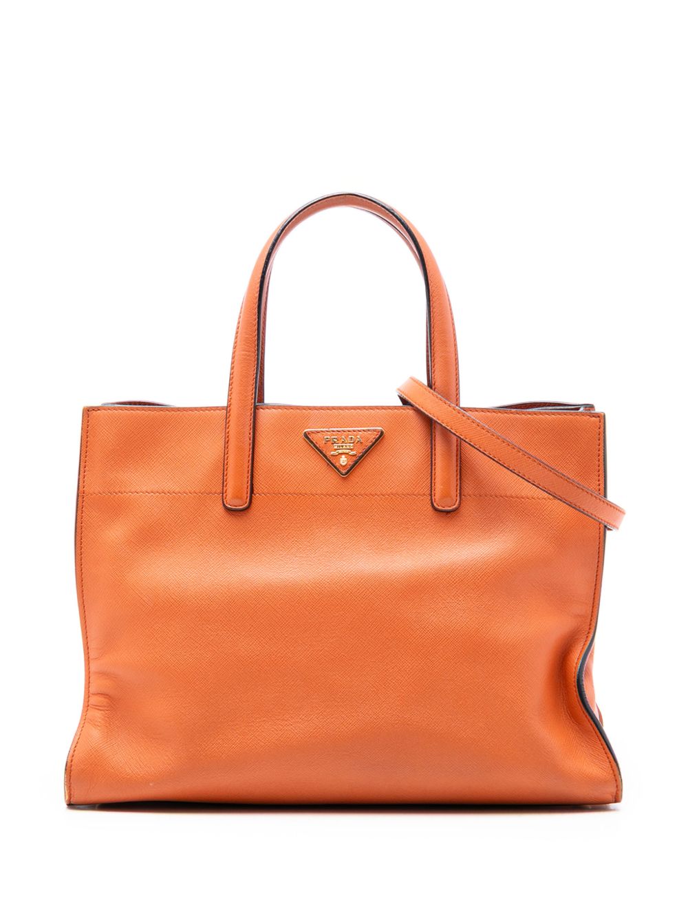 2021-2025 Saffiano Soft Triple Pocket Tote satchel