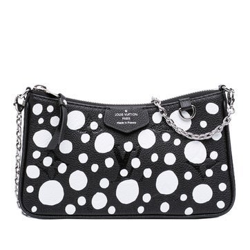 Calf Leather Yayoi Kusama Monogram Giant Empreinte Infinity Dots Easy Pouch On Strap