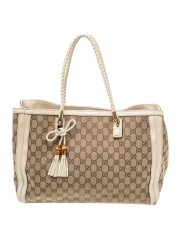 GG Canvas Weekender Bag Vintage
