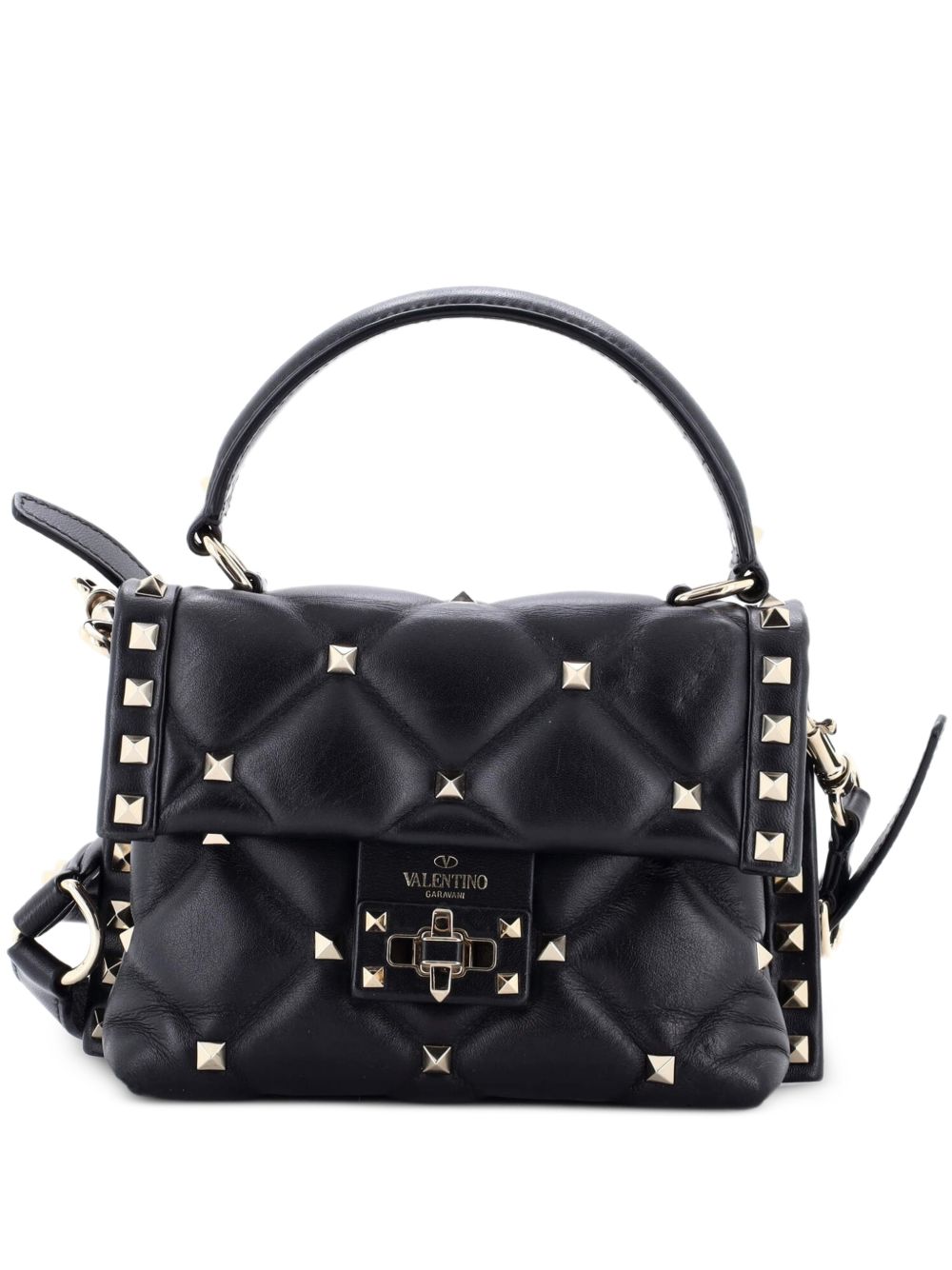 Candystud Top Handle Bag Leather Mini satchel