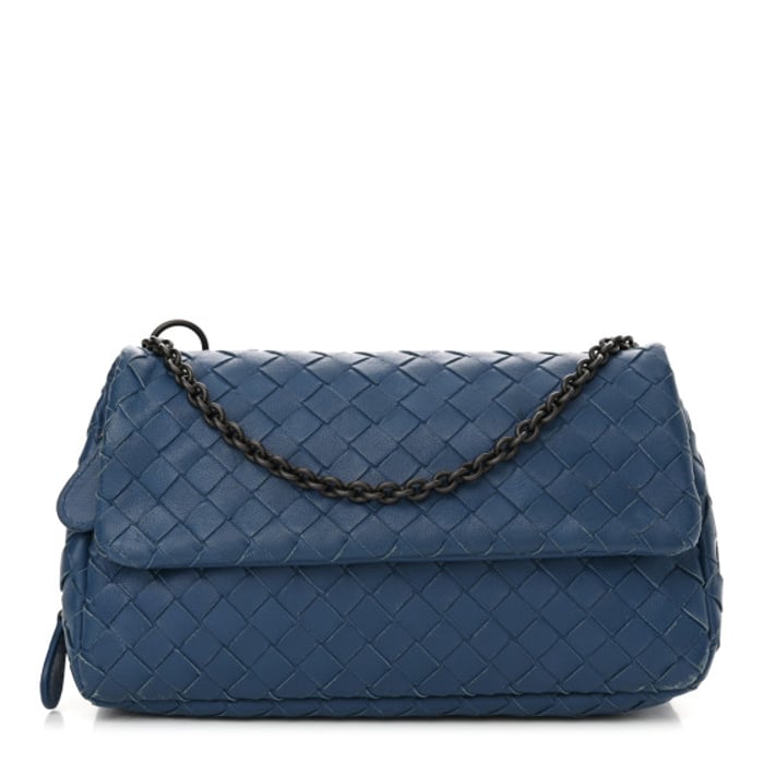 Bottega Veneta Nappa Intrecciato Small Chain Crossbody Empire