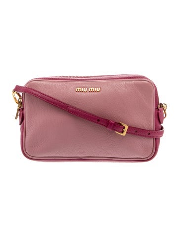 Miu Miu Leather Crossbody Bag