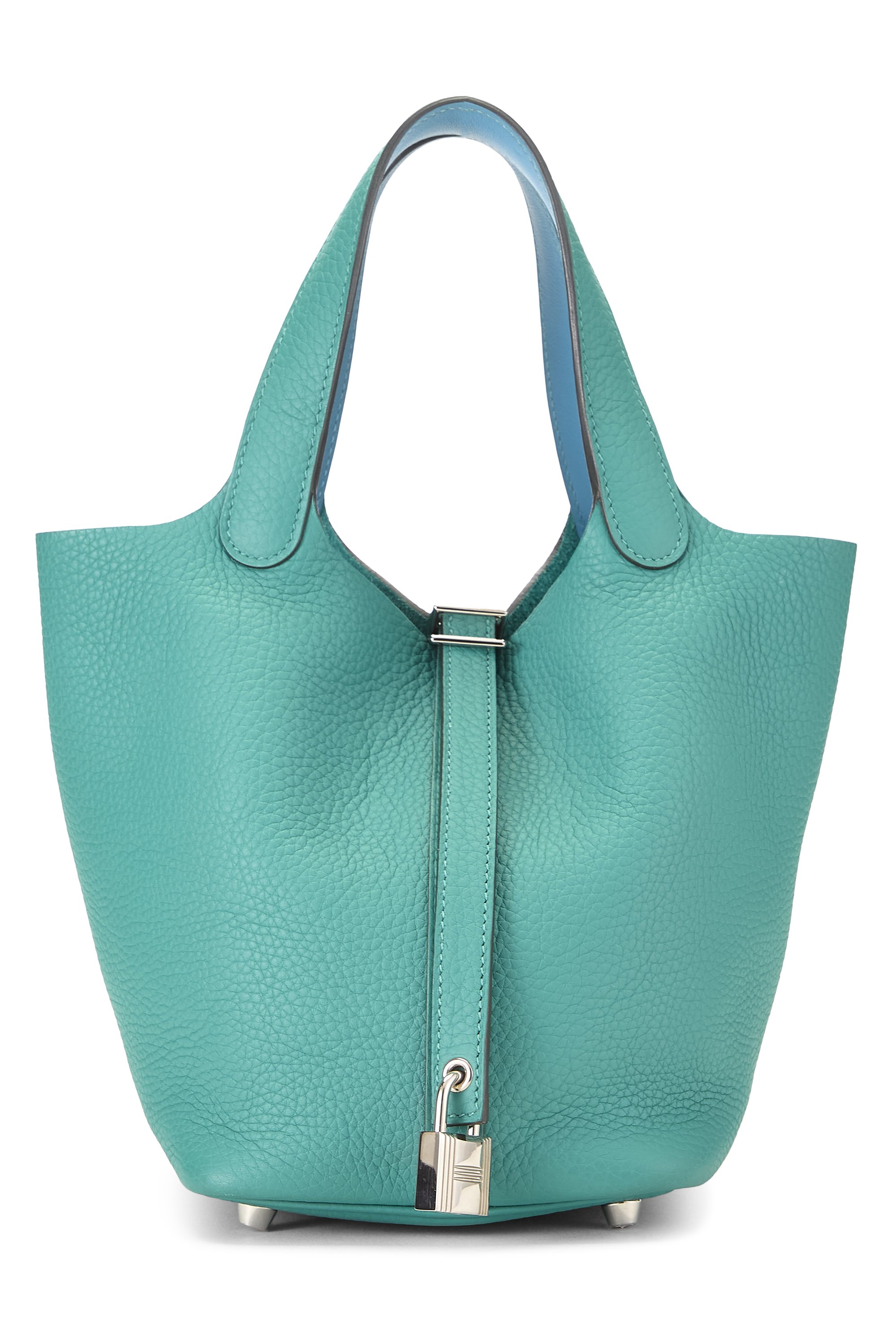 Hermès Vert Verone Clemence Picotin Eclat Lock 18