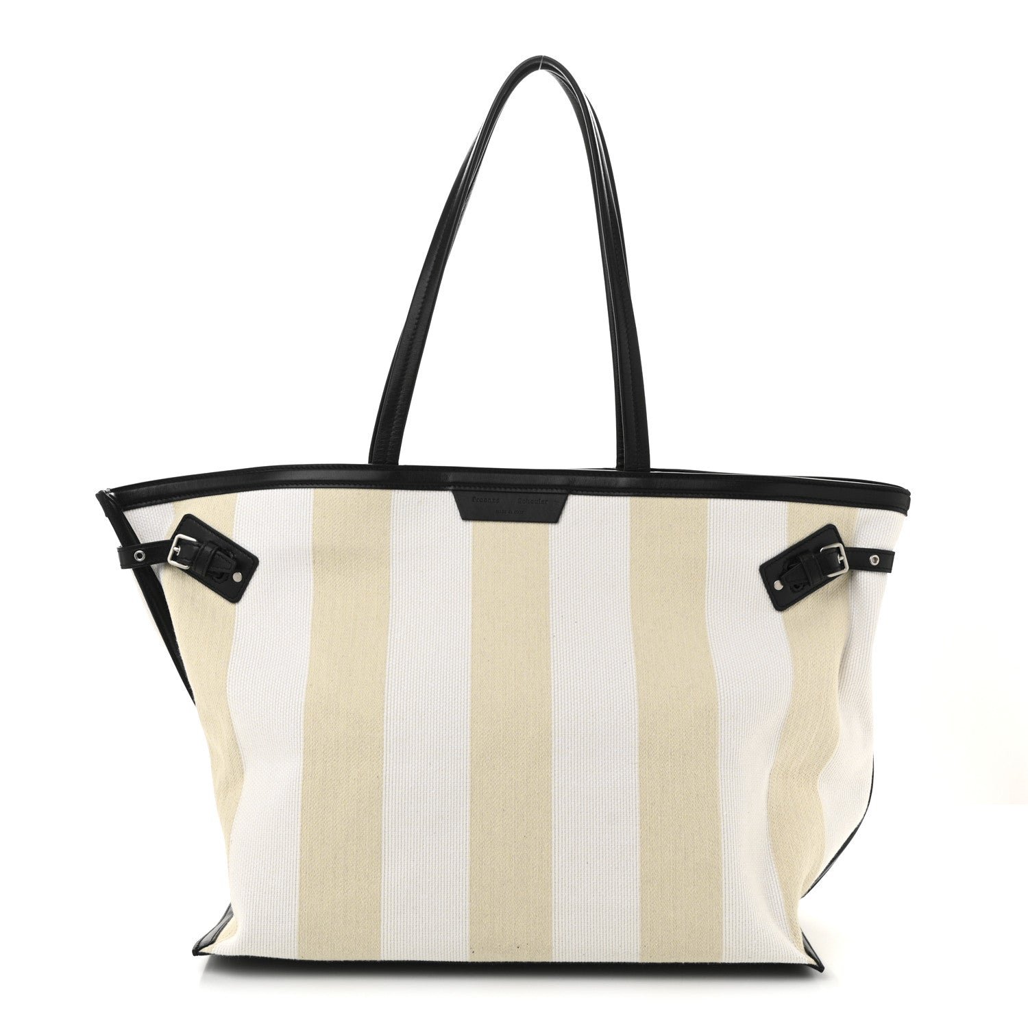 Proenza Schouler Canvas Striped Days Tote Resin White