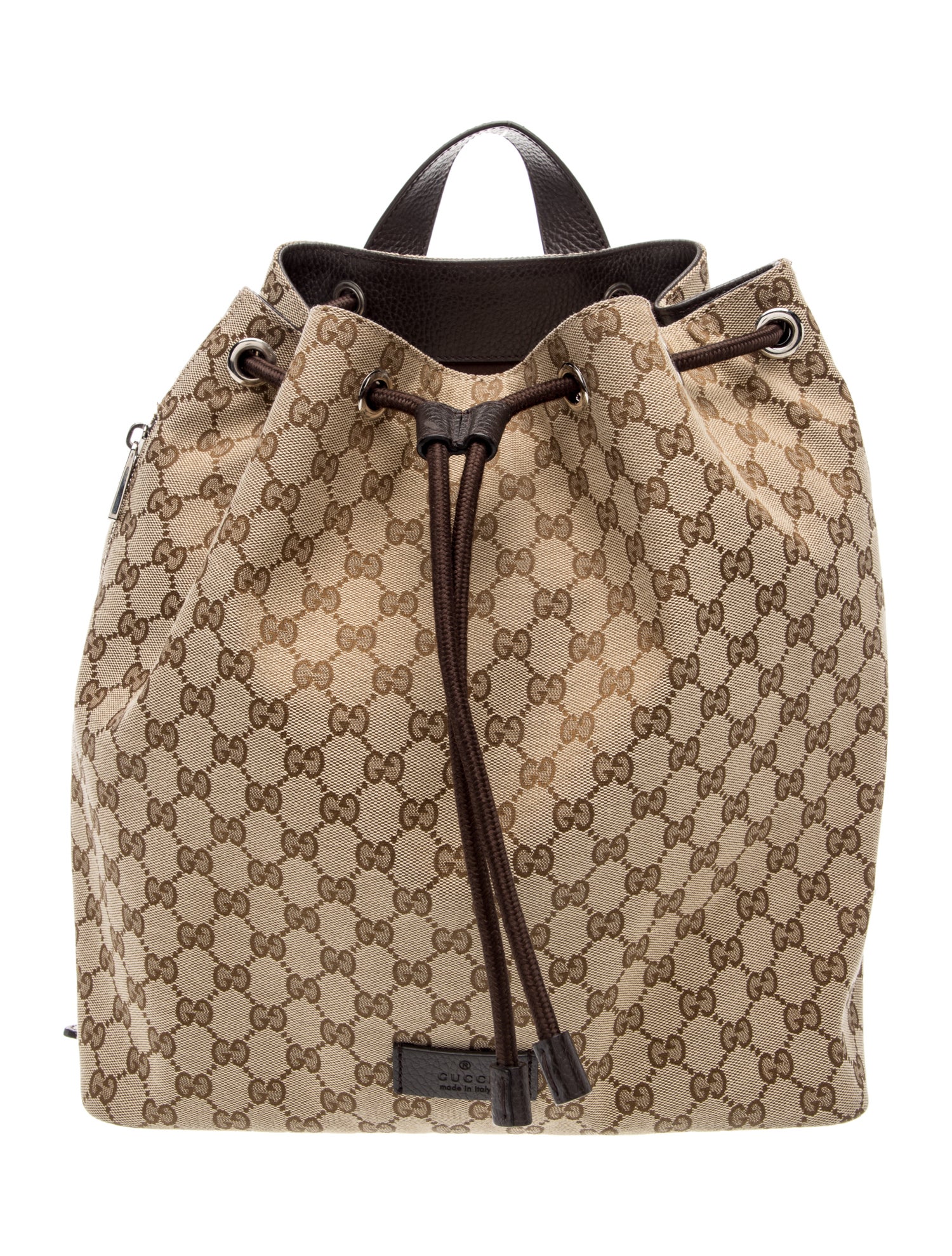 GG Canvas Bucket Bag
