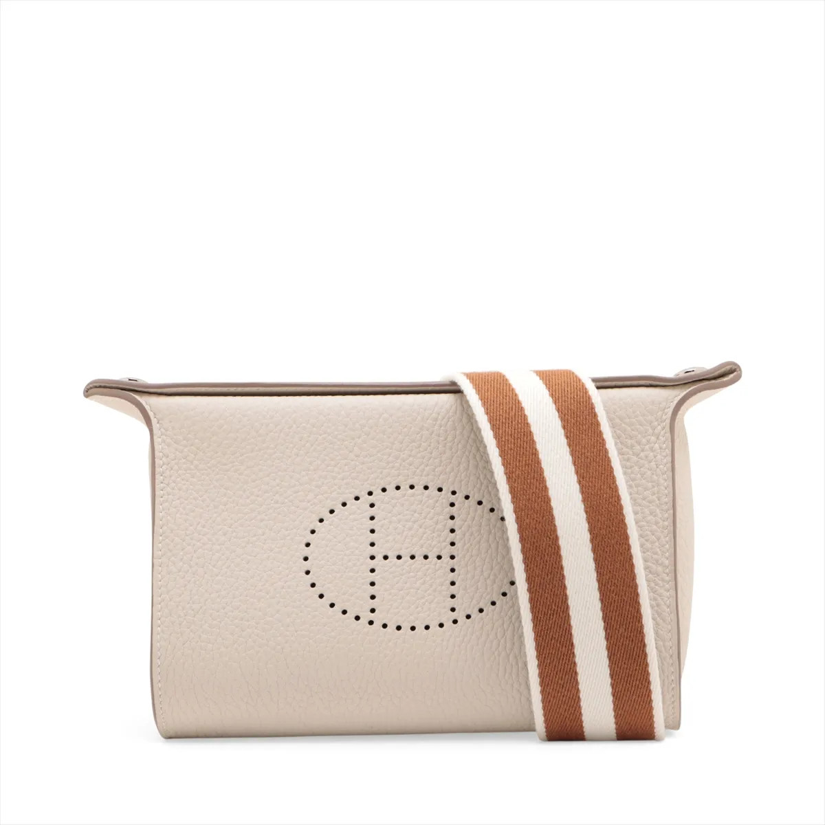Hermès Vide Poches Togo Craie Silver Metal Fittings