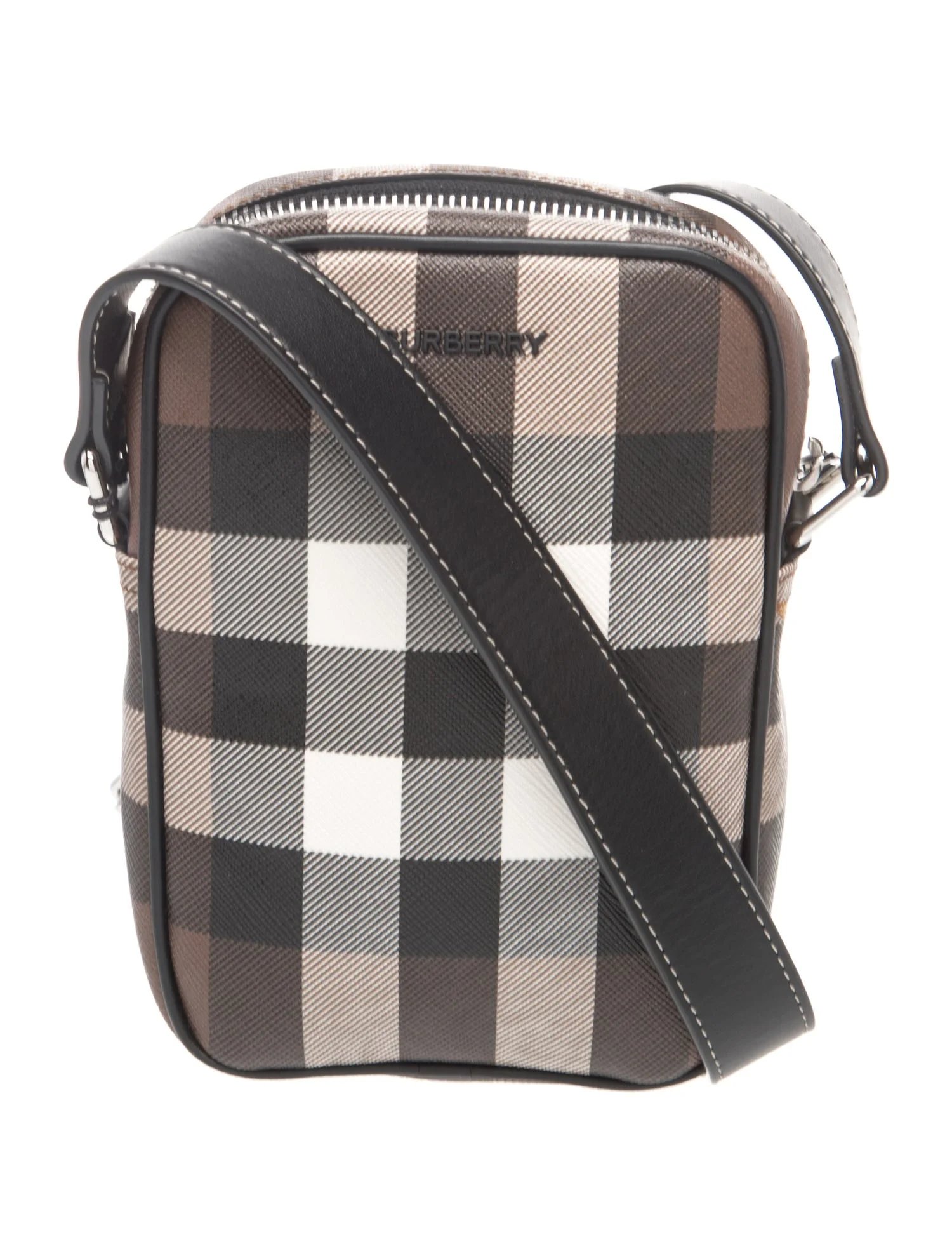 Smoked Check Crossbody Bag