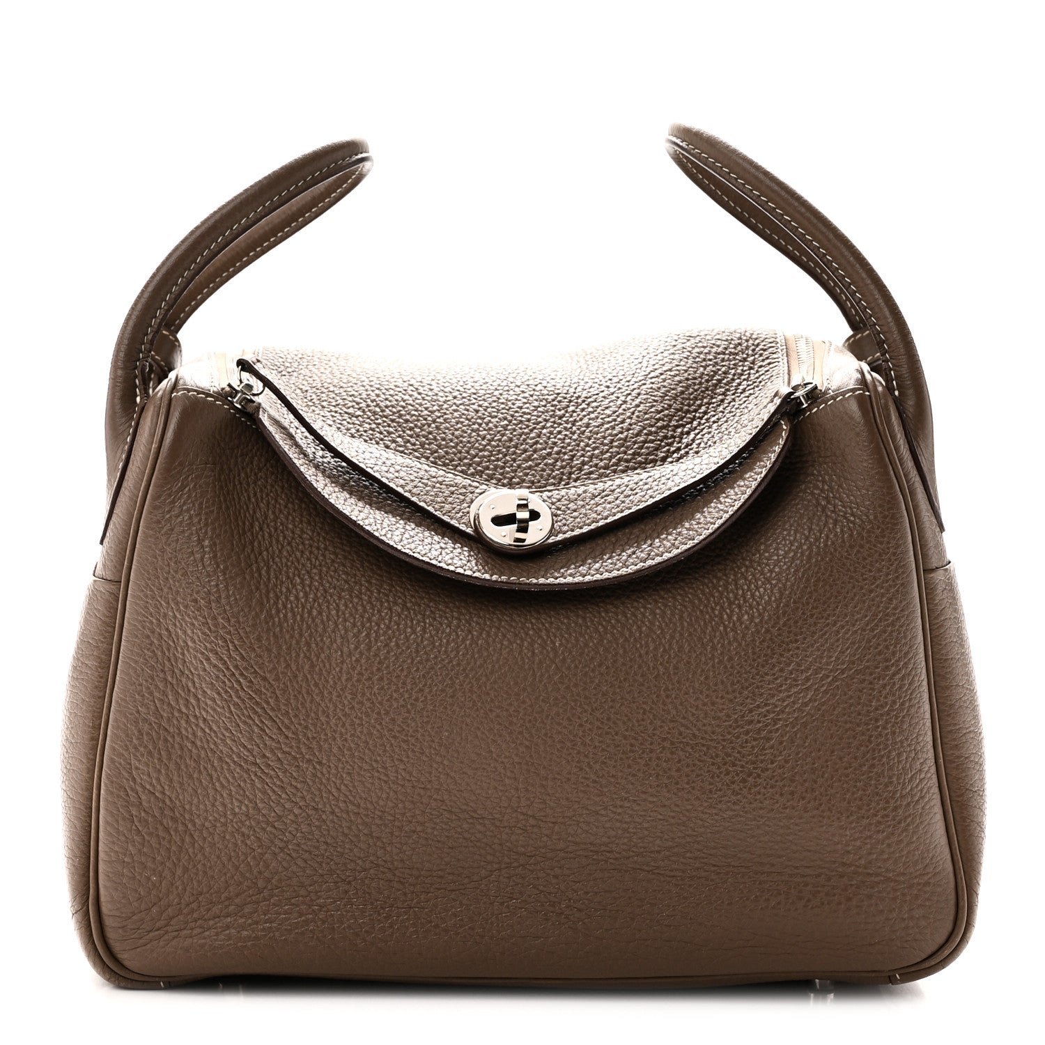 Hermes Taurillon Clemence Lindy 30 Etoupe