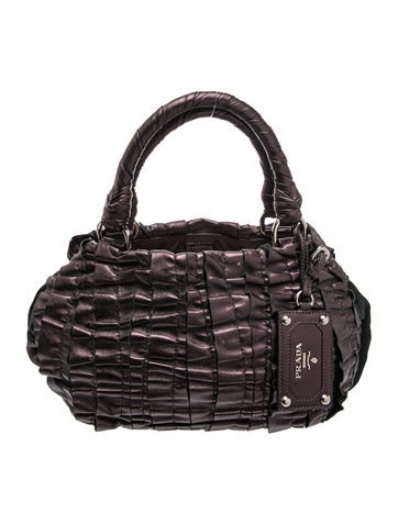 Nappa Leather Top Handle Bag