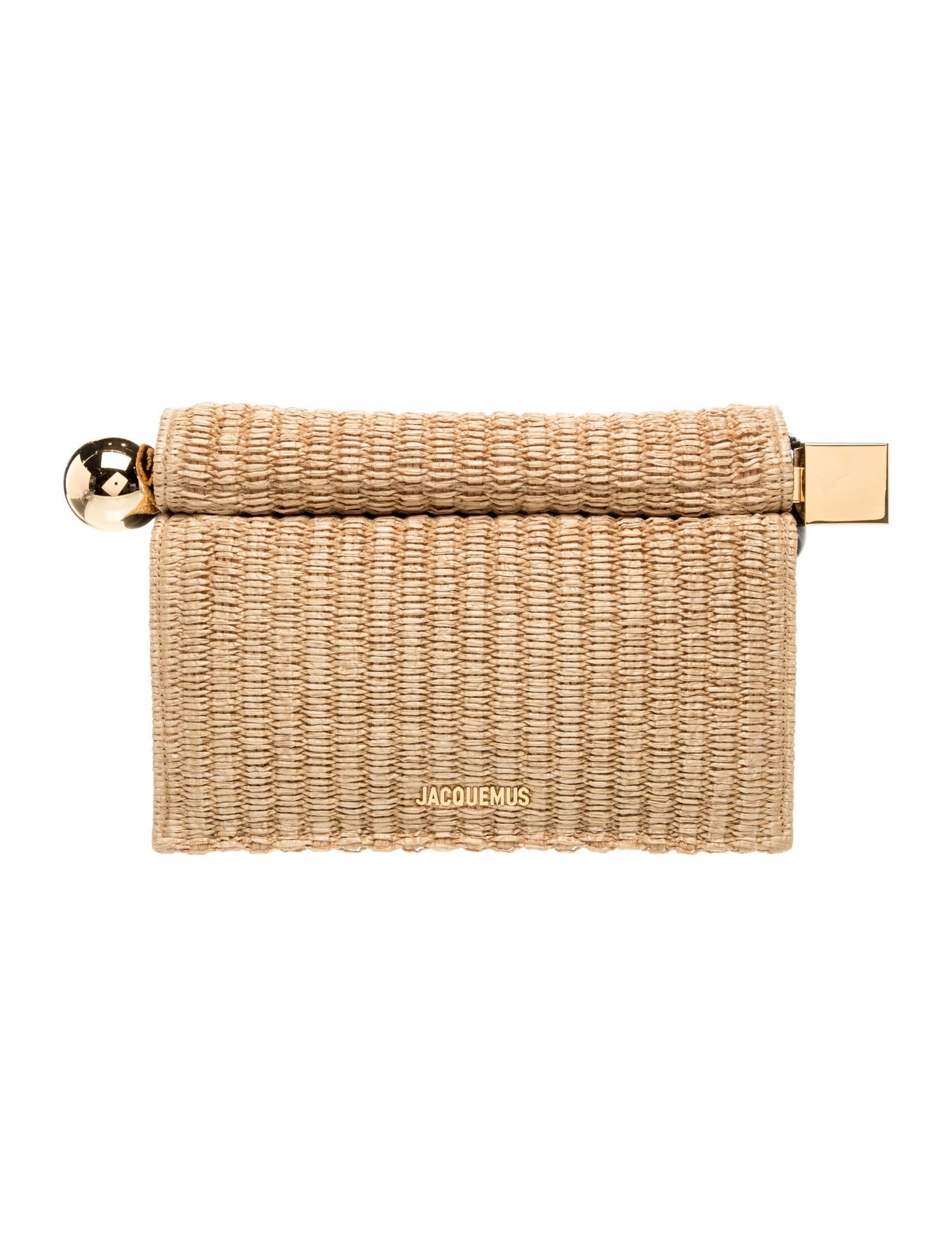 Raffia Clutch