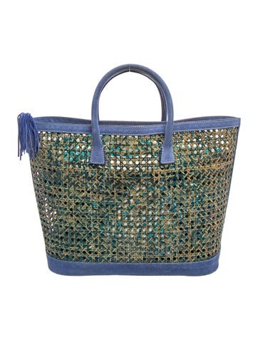 Emilio Pucci Rattan Tote