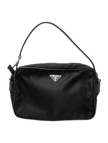 Tessuto Nylon Top Handle Bag