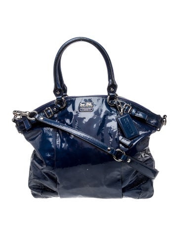 Patent Leather Top Handle Bag