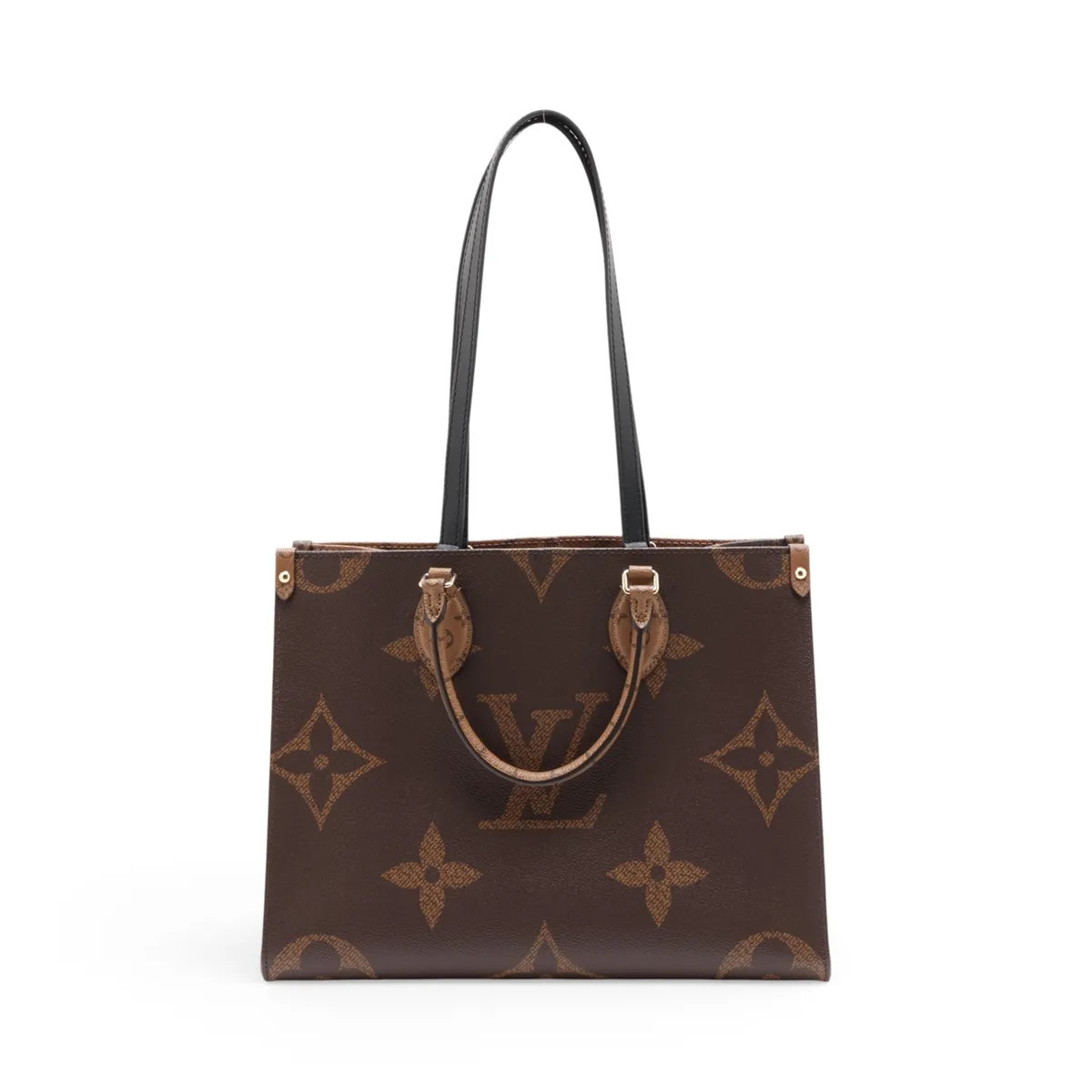 Louis Vuitton Giant Monogram Reverse On the Go MM M45321 Brown There was an RFID