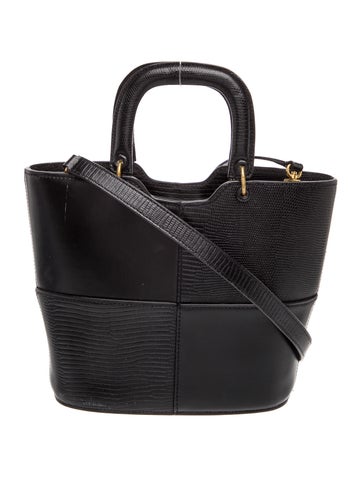 Leather Top Handle Bag
