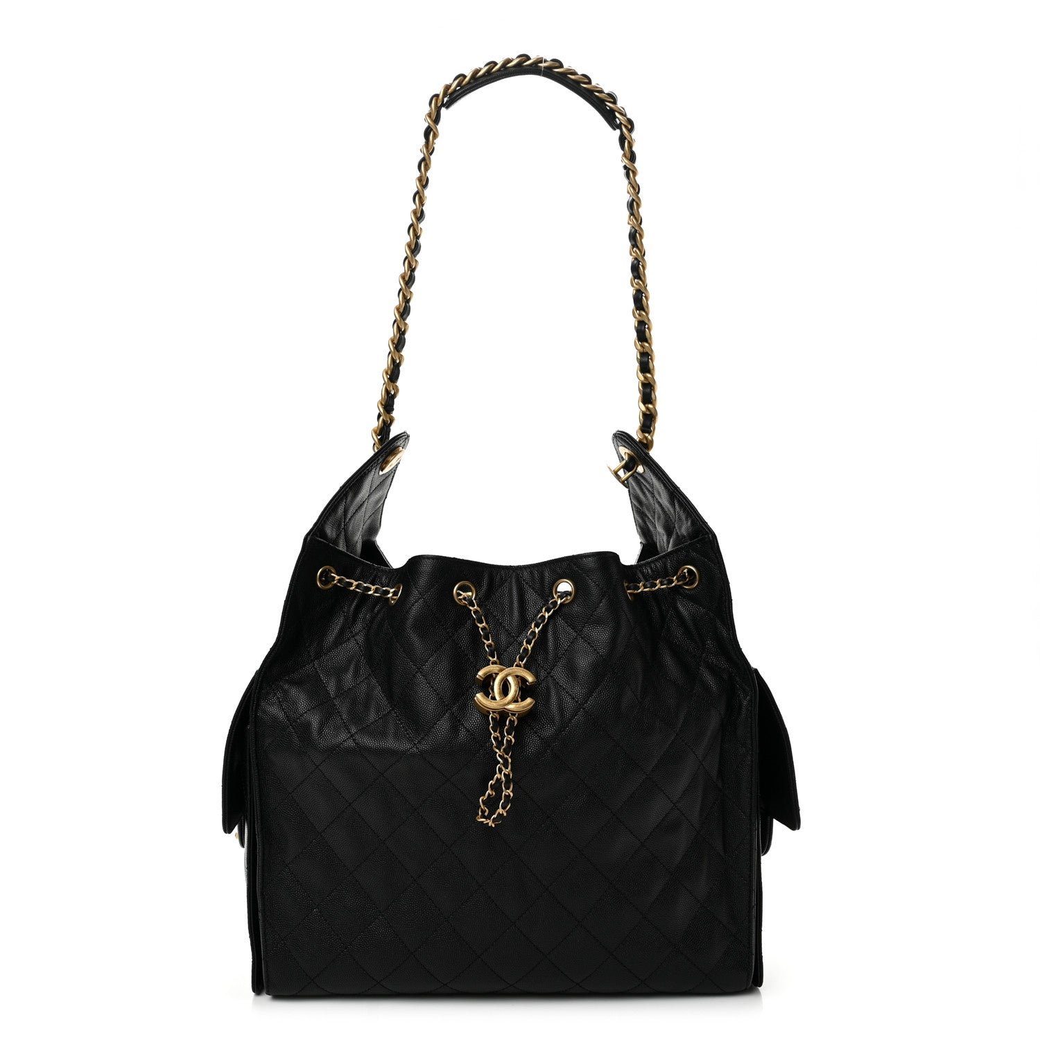 Chanel Caviar Quilted Medium Chanel 25 Handbag Black