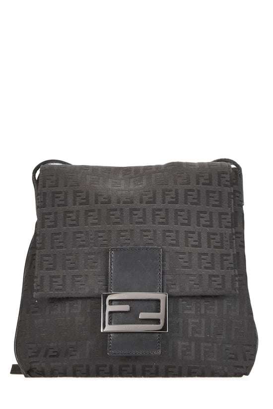 Black Zucchino Canvas Crossbody Small