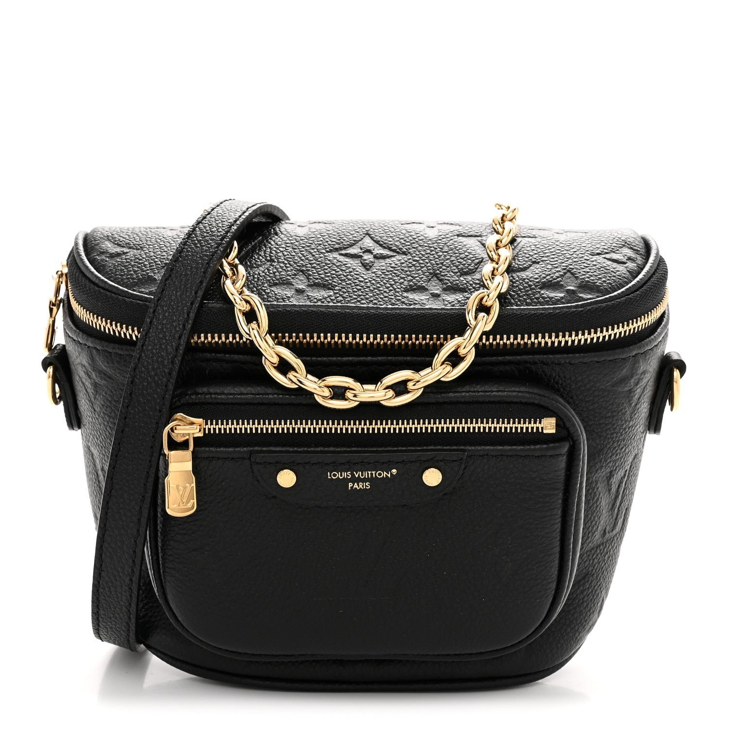 Louis Vuitton Louis Vuitton Empreinte Mini Bumbag Black