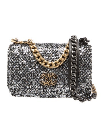 Sequin Tweed 19 Wallet on Chain
