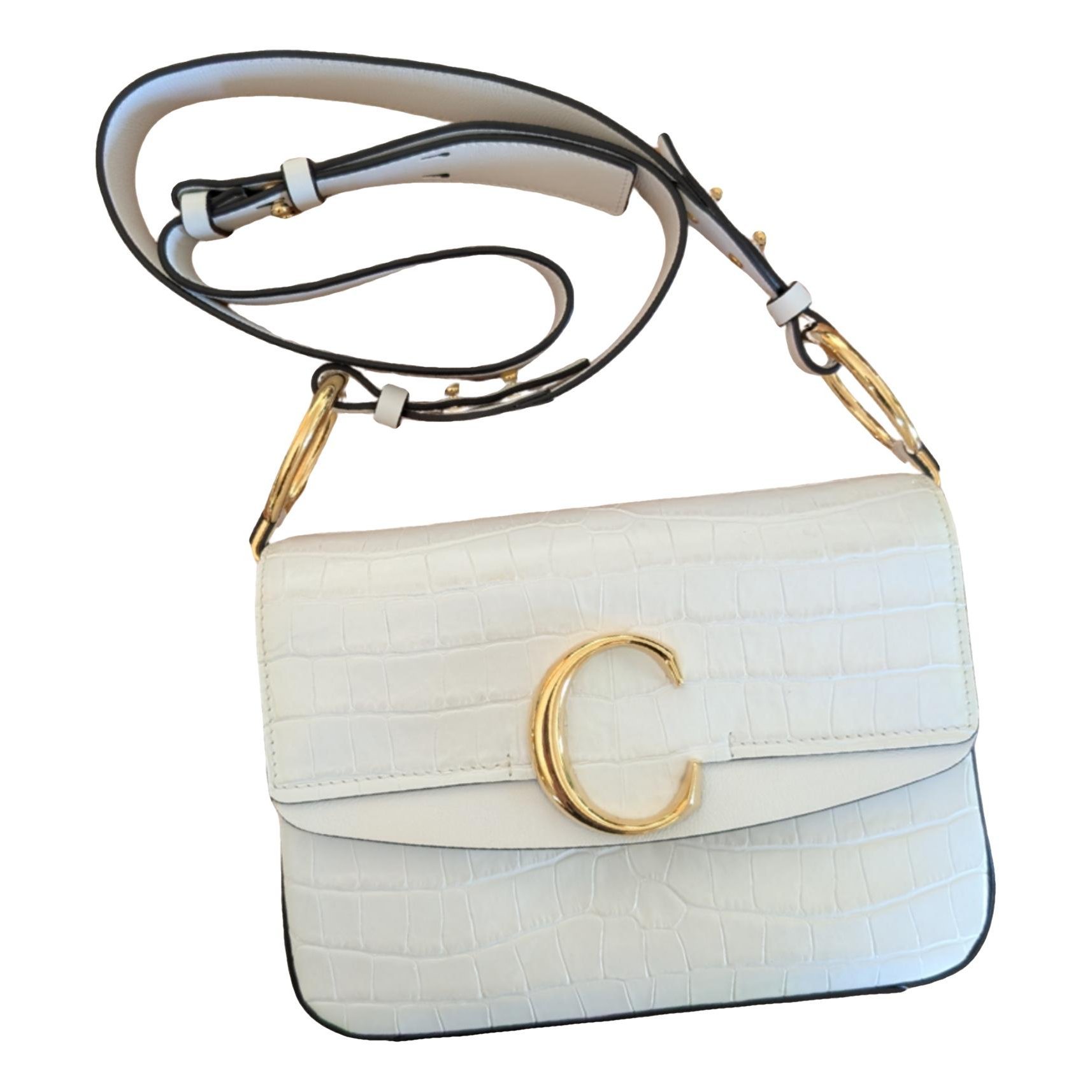 C leather handbag