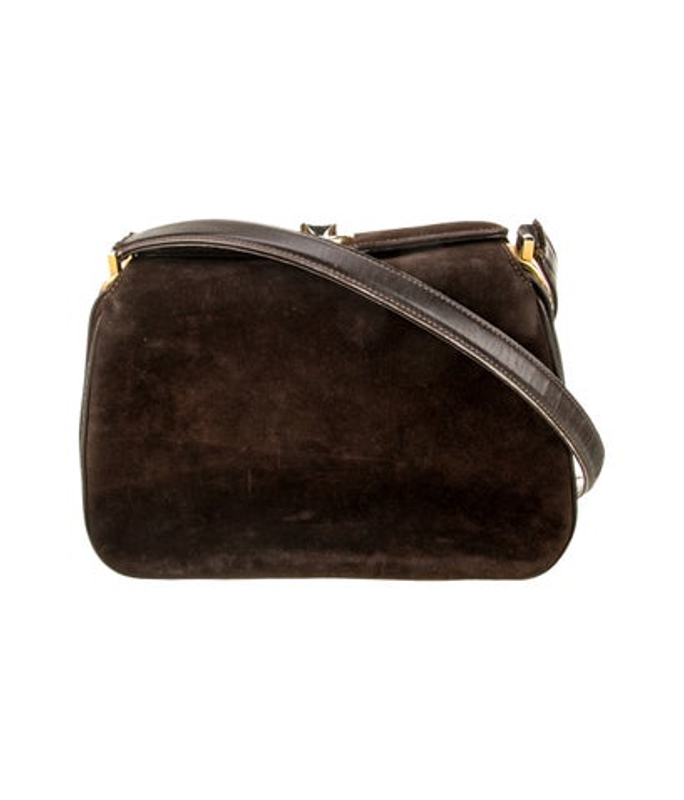 Gucci Suede Shoulder Bag