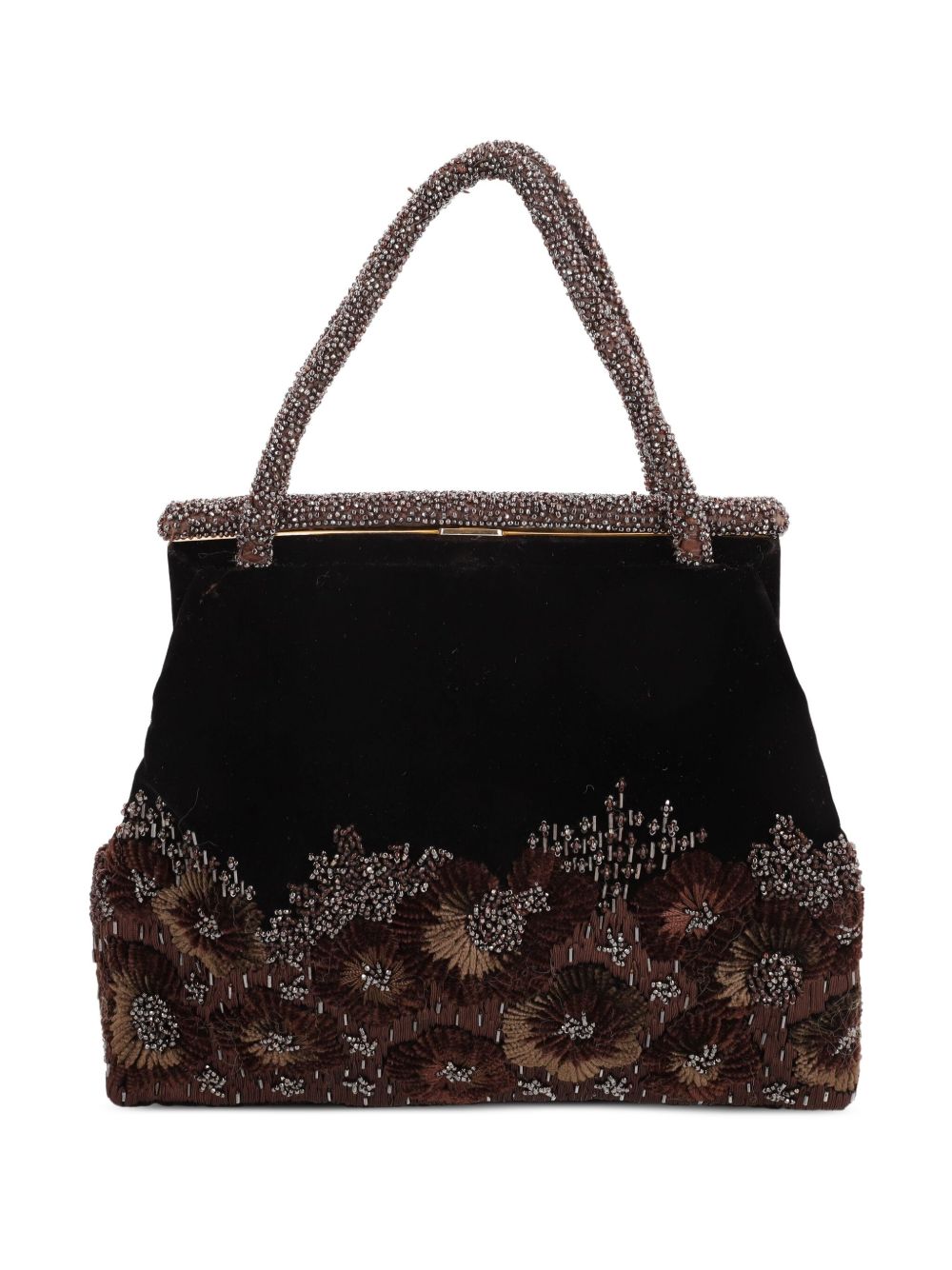 pre-owned velvet handbag