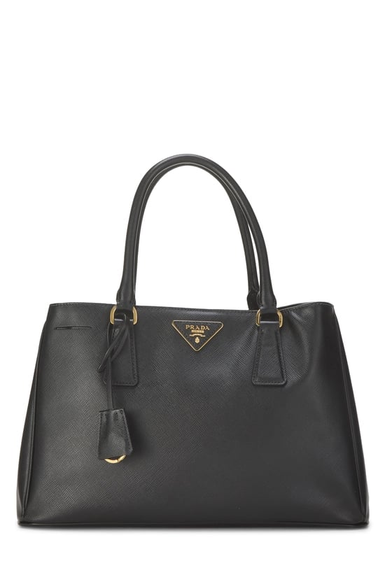 Black Saffiano Executive Tote Small